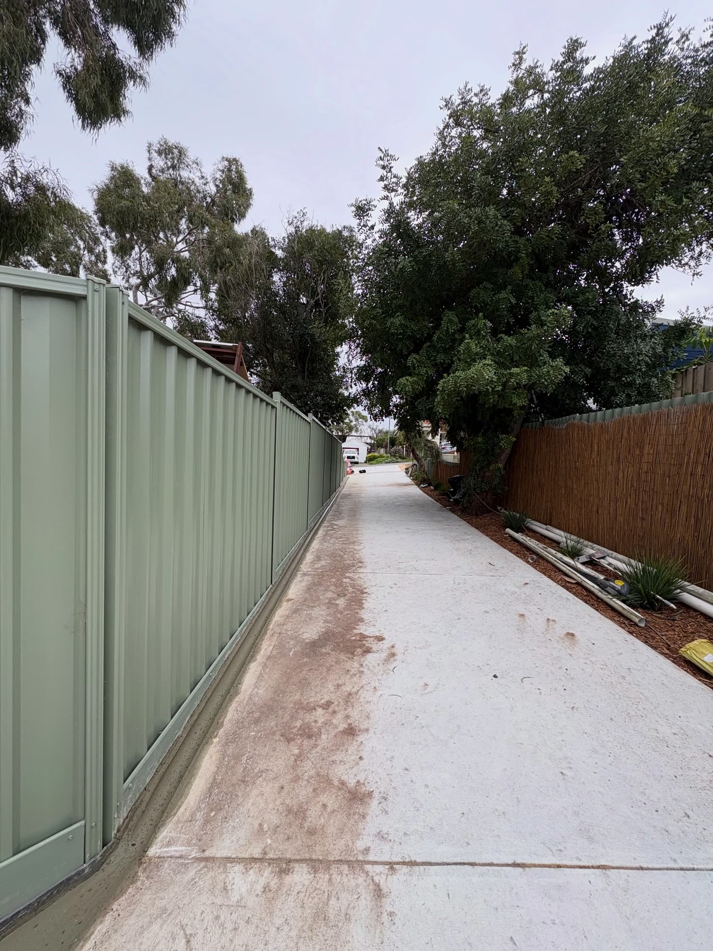 Fremantle emergency Sunday call-out, finished concrete drive